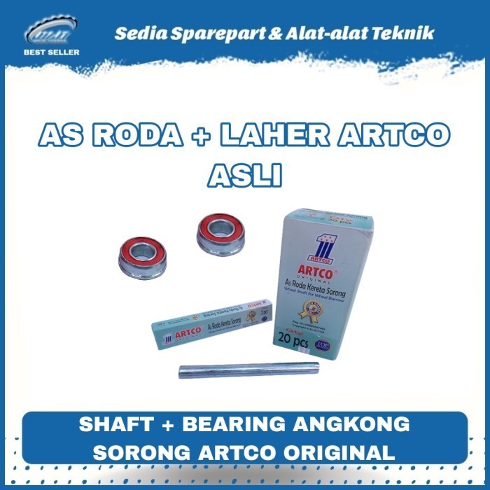 Jual PAKET AS RODA DAN LAHER GEROBAK ARTCO ASLI | Shopee Indonesia