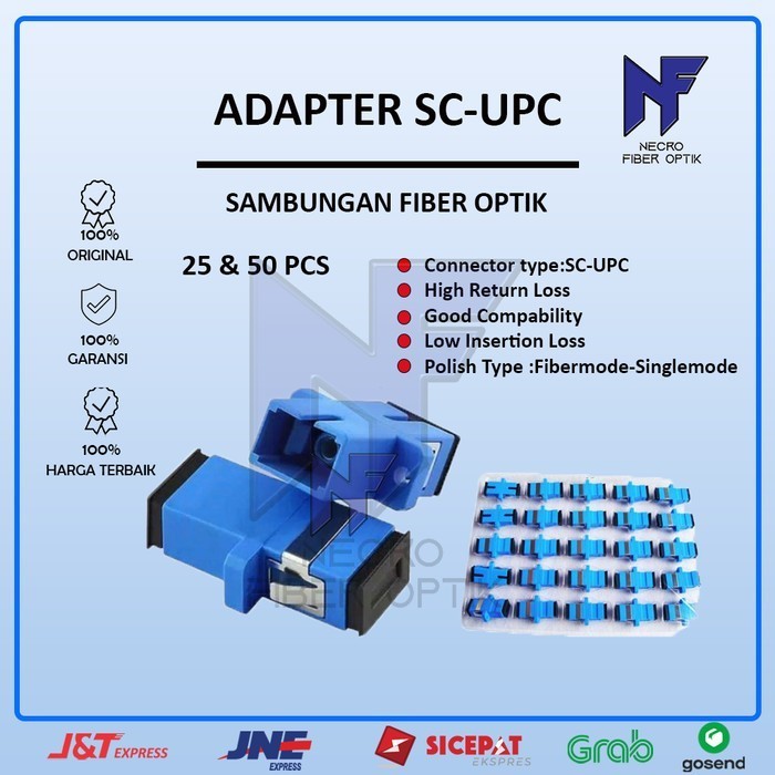 Jual Adapter SC UPC/Connector/Fiber Optik | Shopee Indonesia