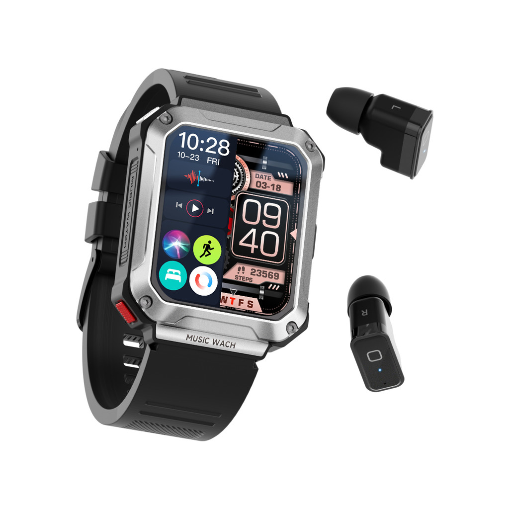 Jual T93 Smart Watch with Earbuds in Fitness Tracker Watch 4GB