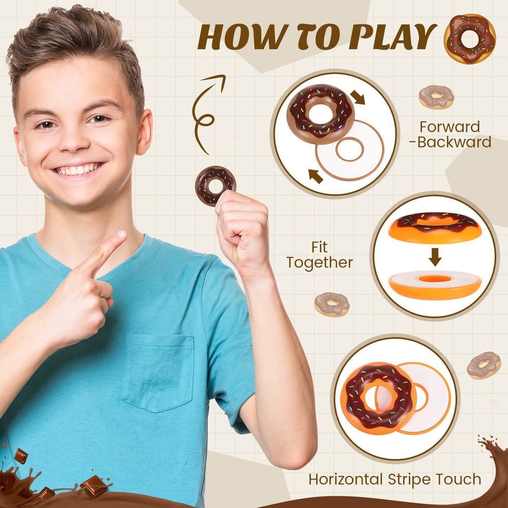 Jual 2 Pcs Haptic Coin Donut Fidget Slider Magnetic EDC Push Slider ...