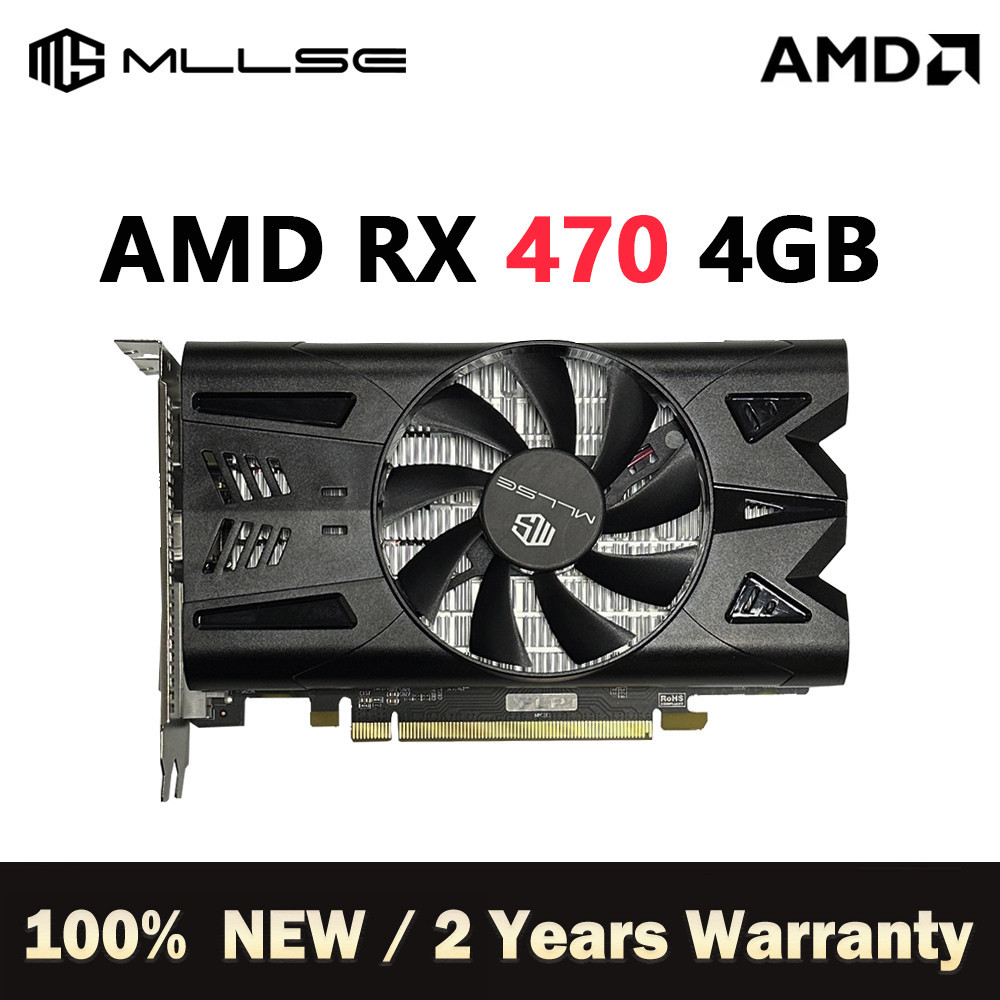 Jual MLLSE AMD Radeon Graphics Cards RX470 4GB Placa De Video GPU ...