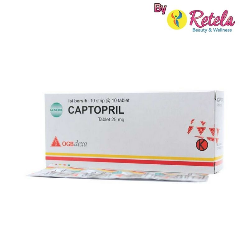 Jual Captopril 25mg 1 Strip 10 Tablet Gen Dexa Shopee Indonesia