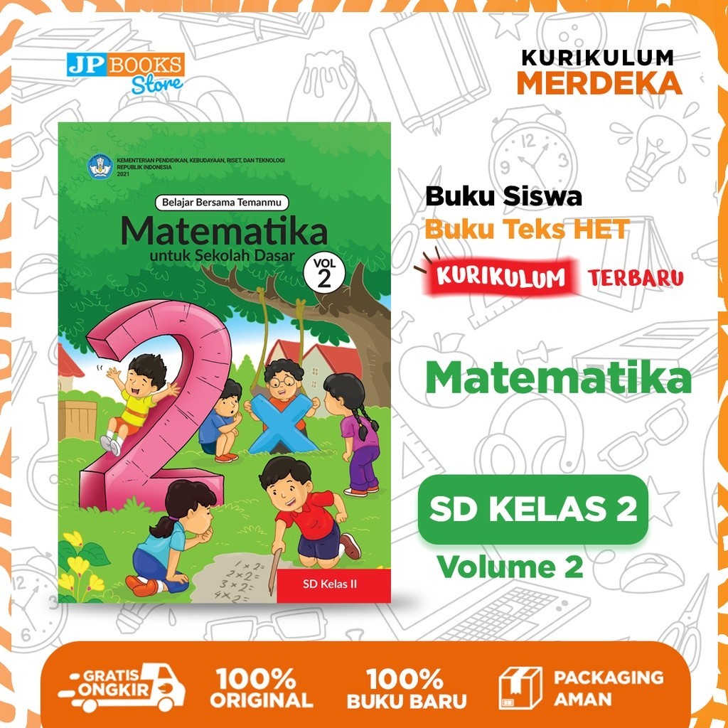 Jual JP Books – Buku Siswa Teks Het Kurmer Sekolah Matematika Sd Kelas ...