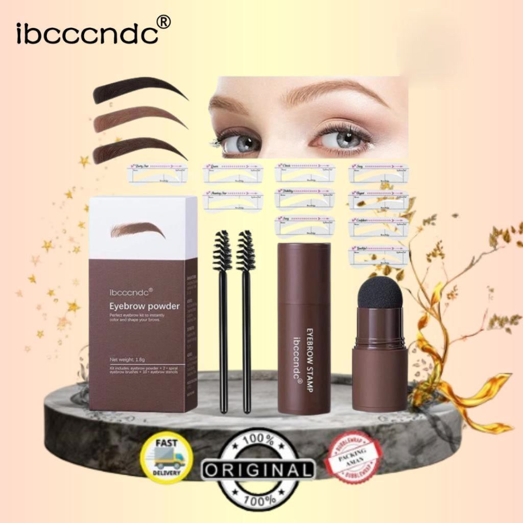Jual INSTANT EYEBROW STAMP POWDER + FREE CETAKAN ALIS 10 bentuk ...