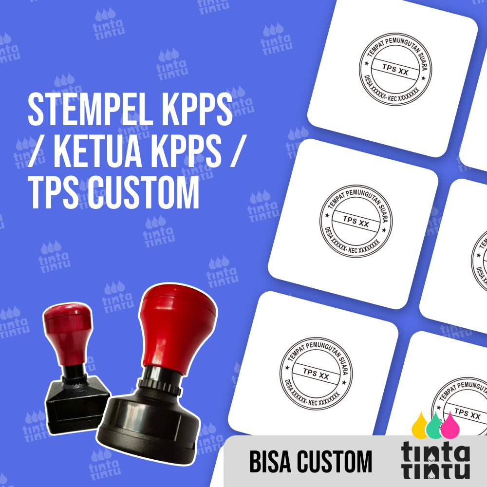 Jual Stempel Kpps Ketua Kpps Tps Custom Shopee Indonesia