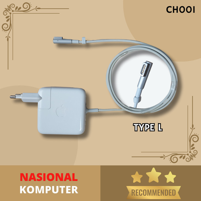 Adaptor Charger Apple MacBook Pro Air 2008-Mid 2012 MagSafe 45W 60W