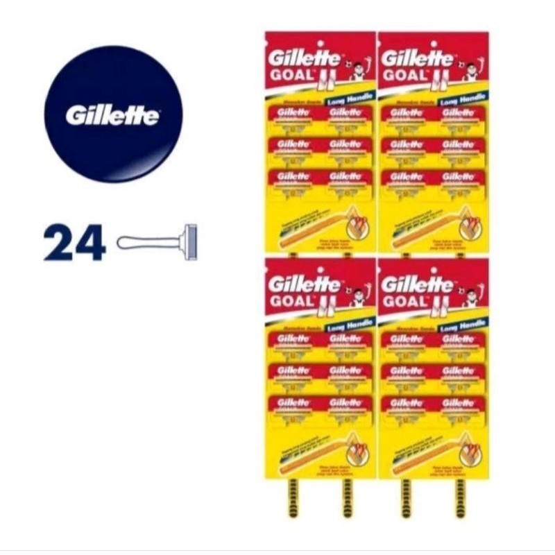 Jual Gillette [GOLD / KUNING] mata 2 (24 pcs) | Shopee Indonesia