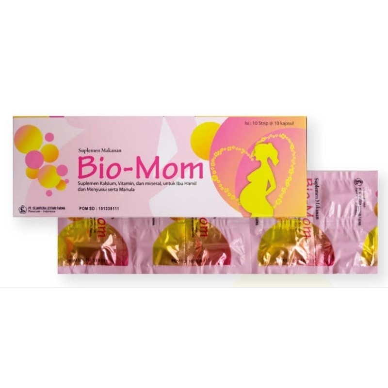 Jual LEMBAR Bio-Mom Multivitamin Hamil terlengkap ORIGINAL TERMURAH EXP ...
