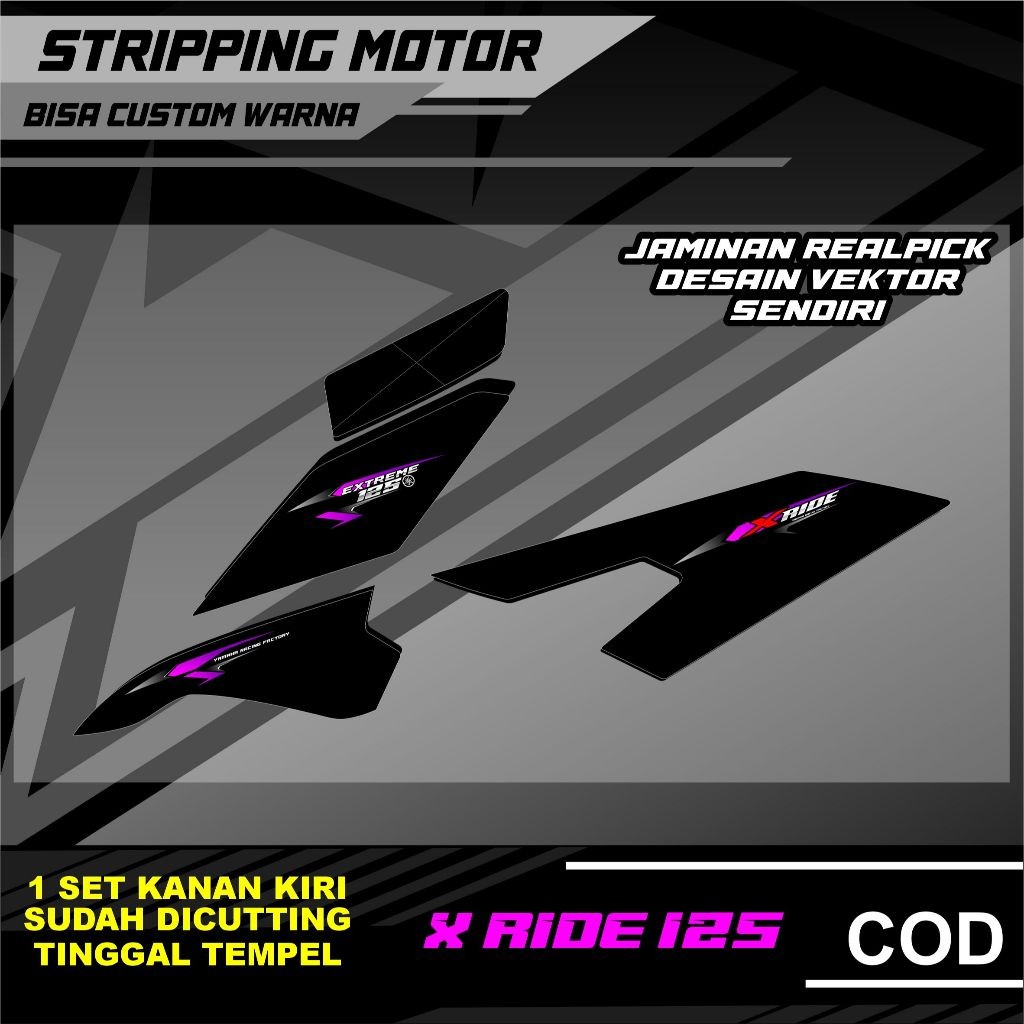 Jual STRIPPING MOTOR KEREN YAMAHA X RIDE 125 TEMA SIMPEL 8 SUDAH DI ...
