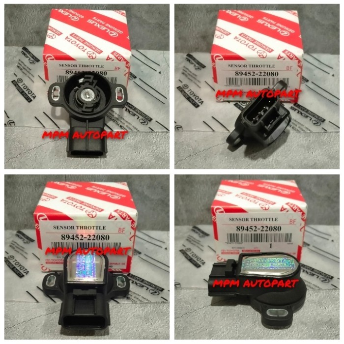 Jual sensor tps gas kijang efi evi 2.0 2000cc putar kiri 89452-22080 ...