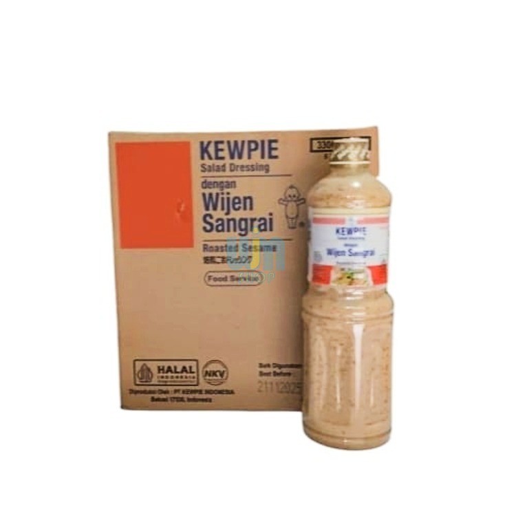 Jual Kewpie Salad Dressing Roasted Sesame 1 Liter x 6 pcs Saus Rasa ...