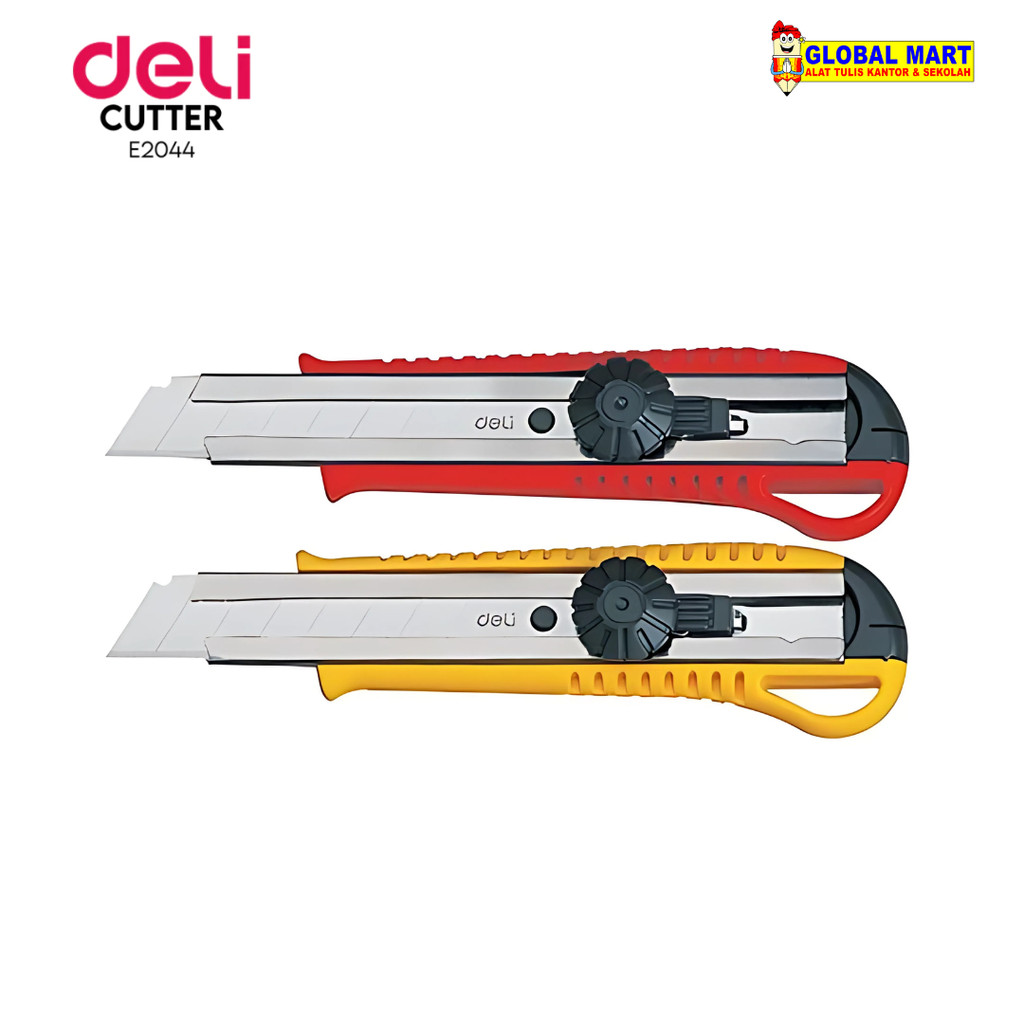 Jual Deli Cutter Knife Alat Pemotong Ukuran CUTTER DELI E2044 | Shopee ...