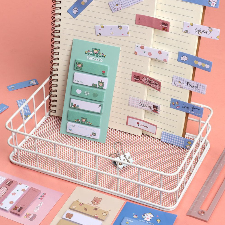 Jual Pusat Jalan-Jalan - S6222 Mini Memo Lucu 6 in 1 / Sticky Notes ...