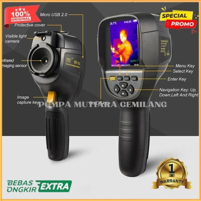 Jual Thermal Camera Hti Ht Imager Infrared Thermometer Ht Ir Gun