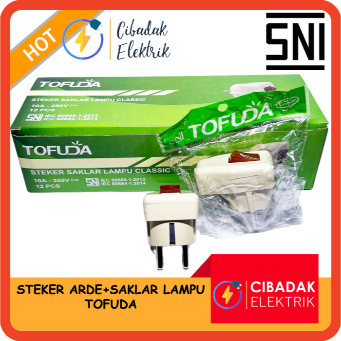 Jual STEKER SAKLAR LAMPU ON / OFF / STEKER ARDE PLUS TOMBOL ON/OFF ...