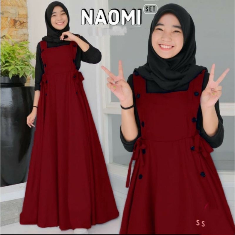 Jual NAOMI OVERALL SET INNER GAMIS REMAJA TANGGUNG TERBARU KEKINIAN ...