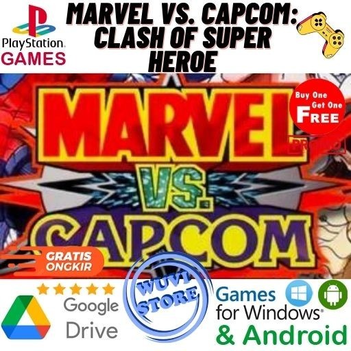 Jual Game PC Marvel VS. Capcom: Clash of Super Heroes Emulator PS1 ...
