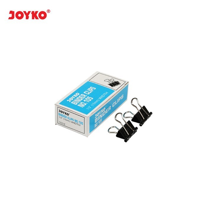 Jual Penjepit Kertas/Binder Klip/Binder Clip No.105 Joyko | Klip ...