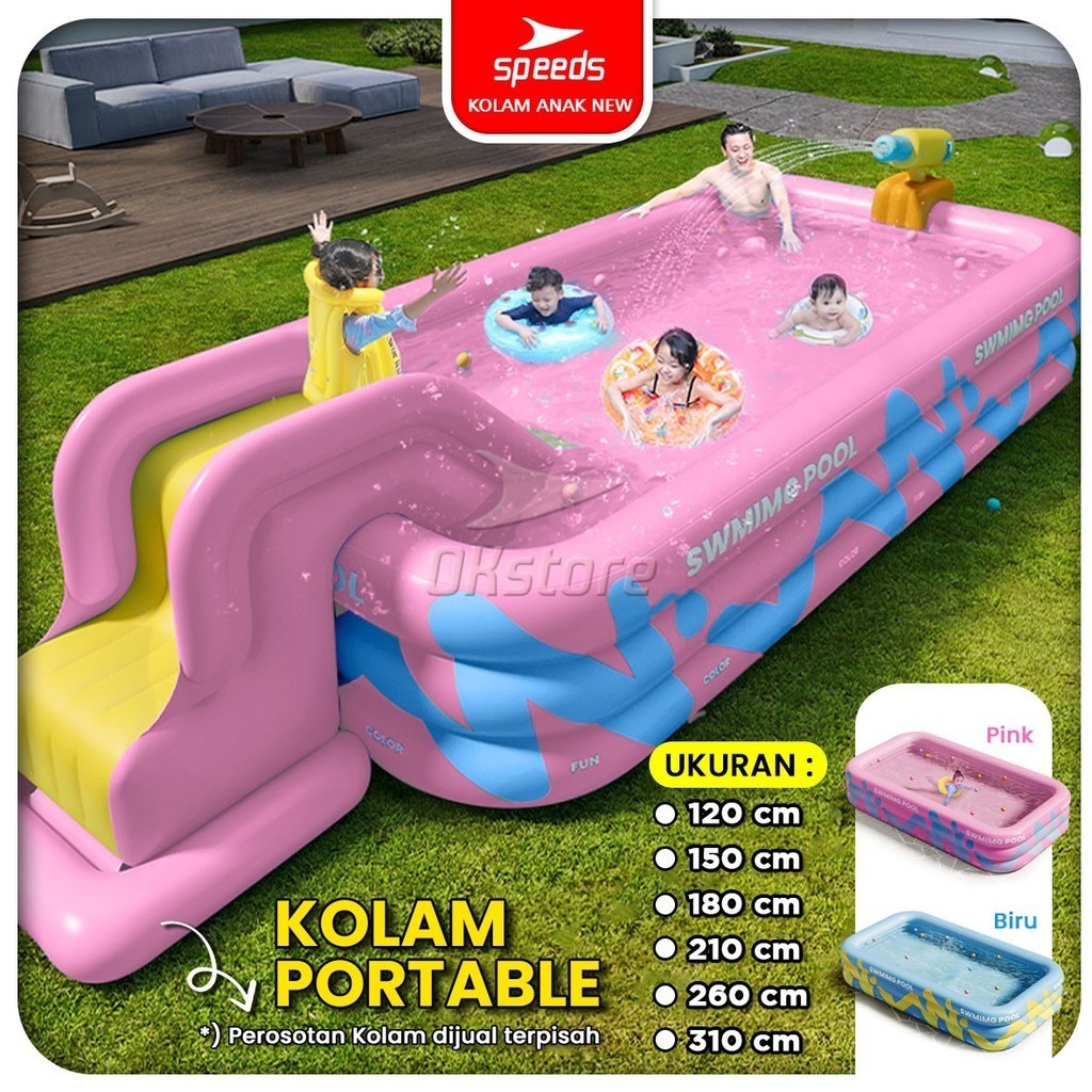 Jual SPEEDS Kolam Renang Mandi Bola Anak Ukuran Jumbo Kolam Renang Tiup ...