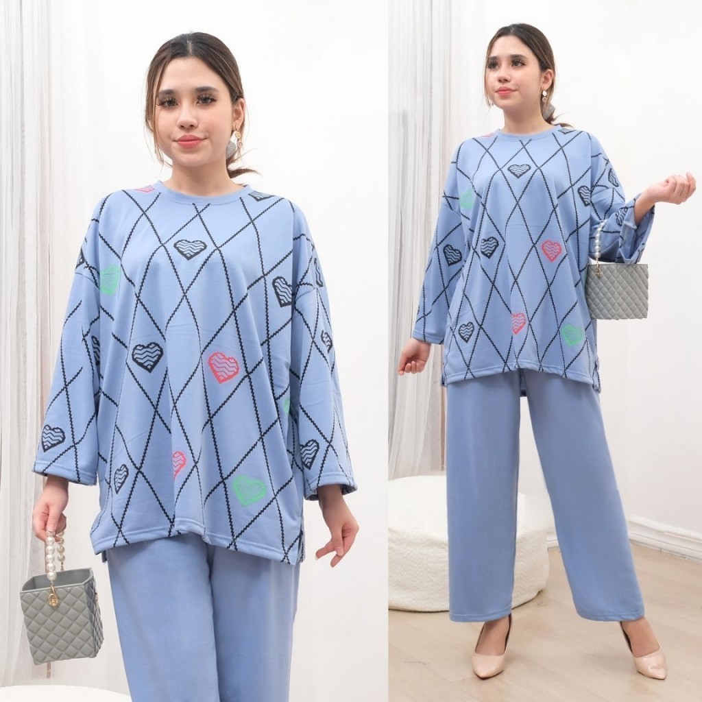 Jual XAVIRO ZSO PAKAIAN SETELAN WANITA DWI / ONESET FANCY / SETELAN