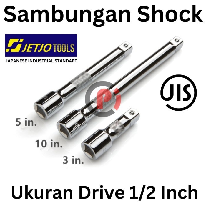Jual JETJO Tools Sambungan Mata Kunci Shock Sok Shok Ukuran Drive 1/2 ...
