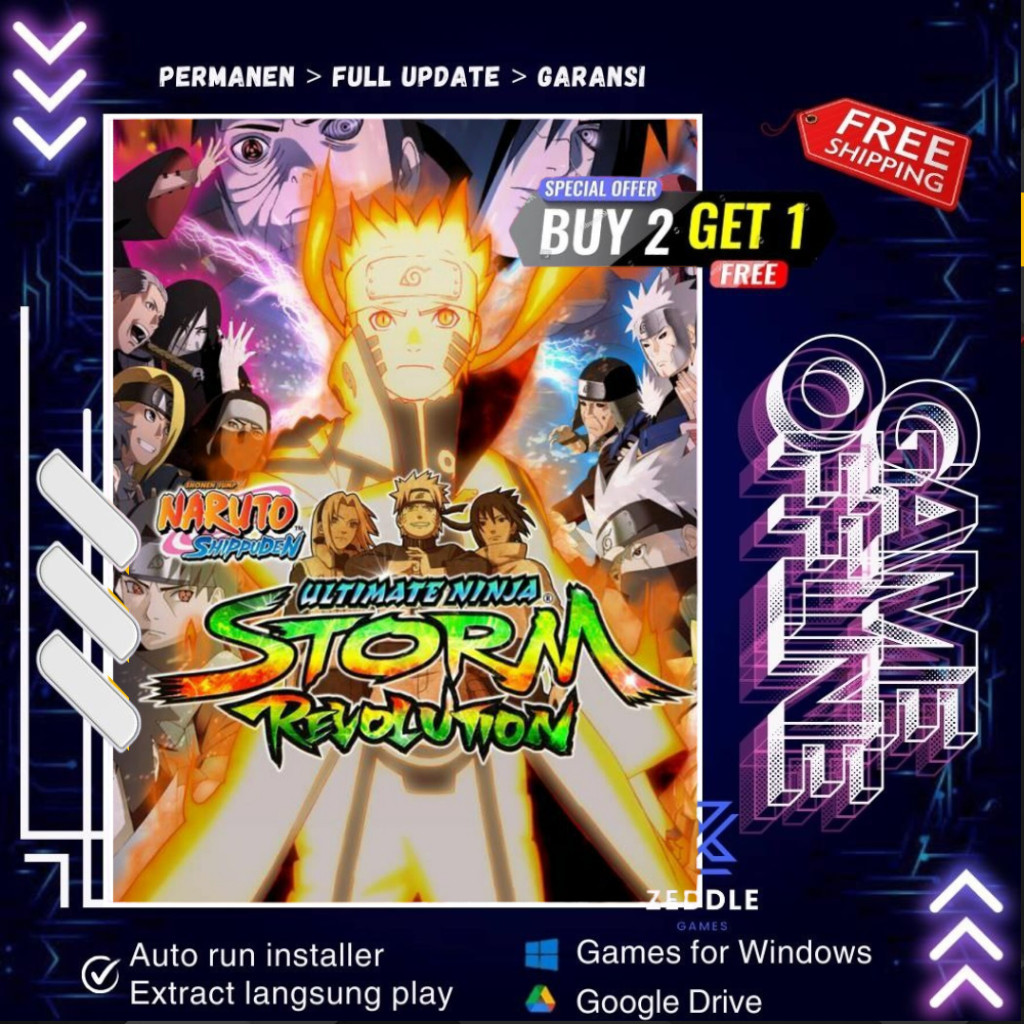 Jual NARUTO SHIPPUDEN ULTIMATE NINJA STORM REVOLUTION - GAME PC - GAME ...