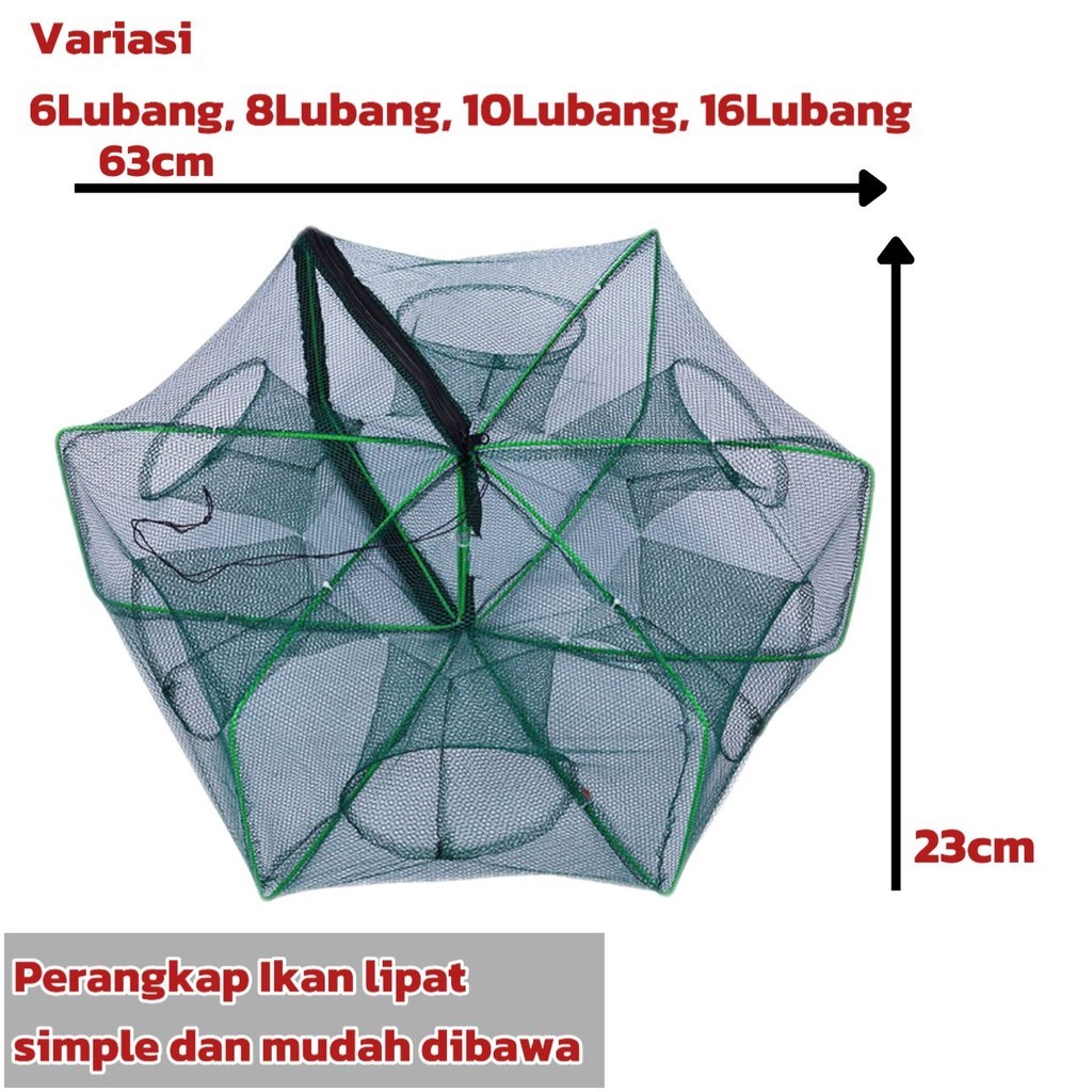 Jual Bubu Perangkap Jebakan Jaring Jala Prangkap Lipat Ikan Udang ...