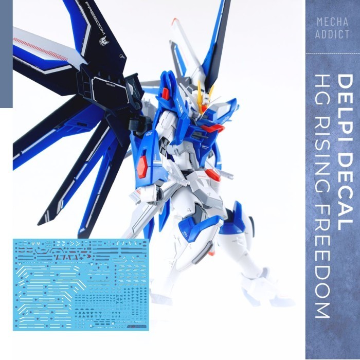 Jual Water Slide Decal HG Gundam Rising Freedom by DELPI | Shopee Indonesia