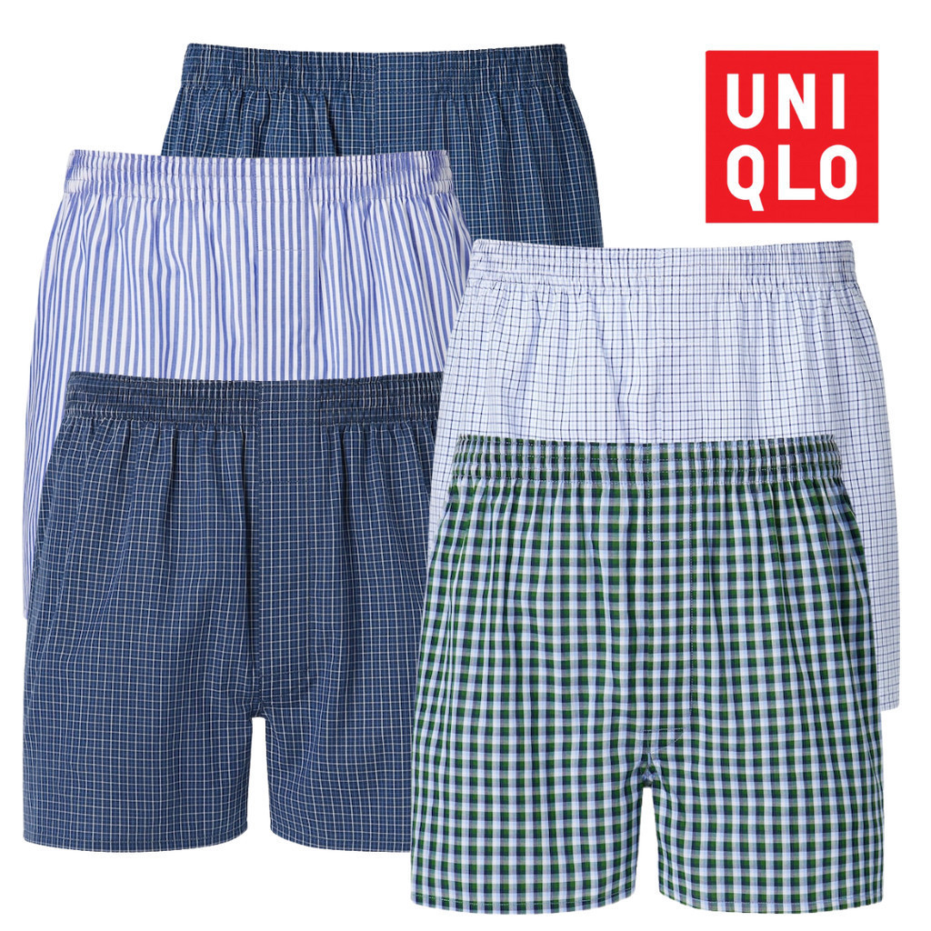 Jual Celana Dalam Boxer full Katun Uniqlo Brief Pria Men boxer Katun ...