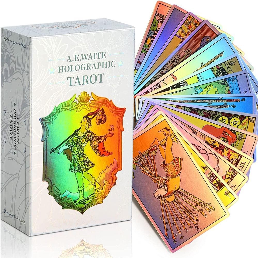 jual-10-3-6cm-magicseer-rainbow-tarot-cards-decks-tarot-card-and-book