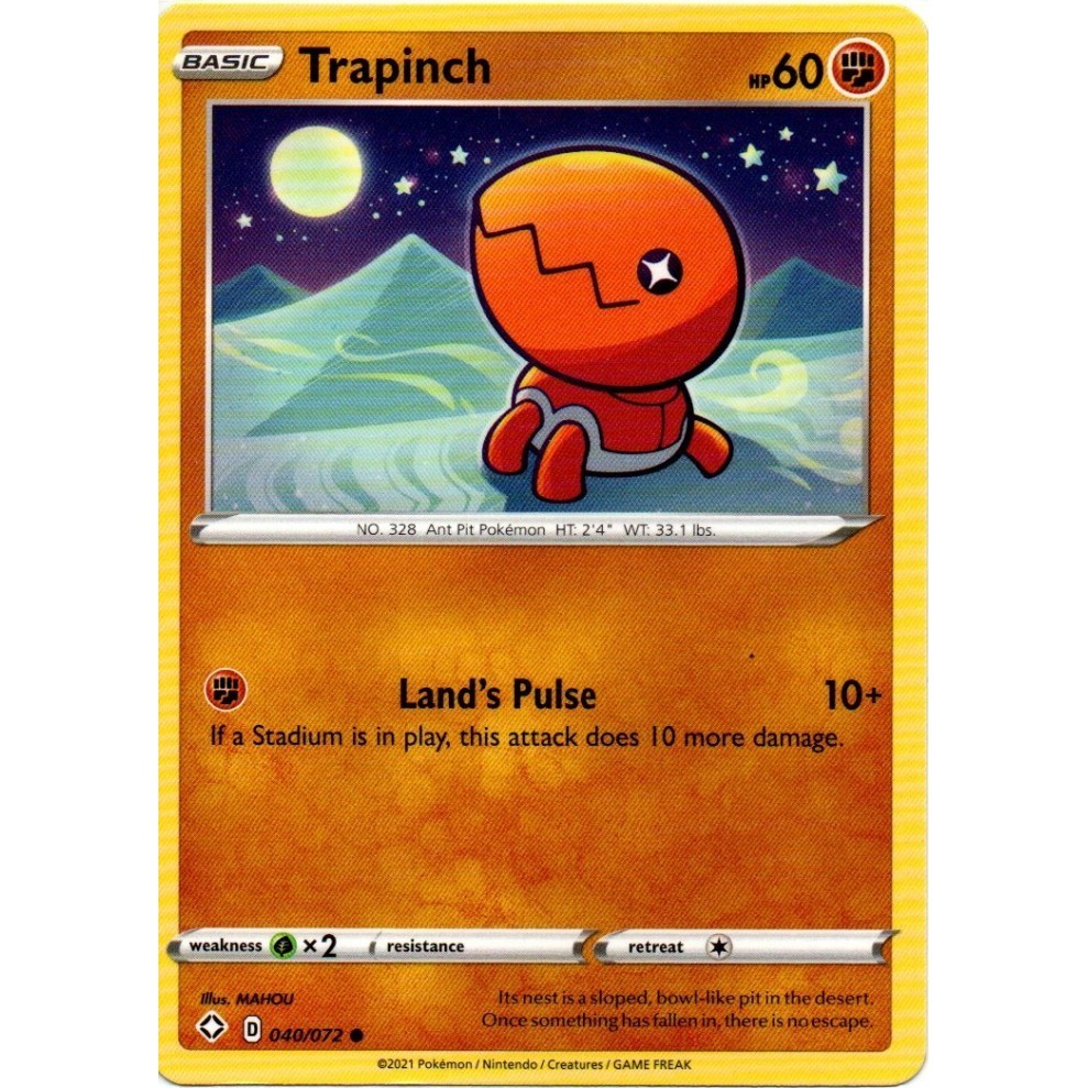 Check de actuele waarde van je Trapinch 040/072 kaart