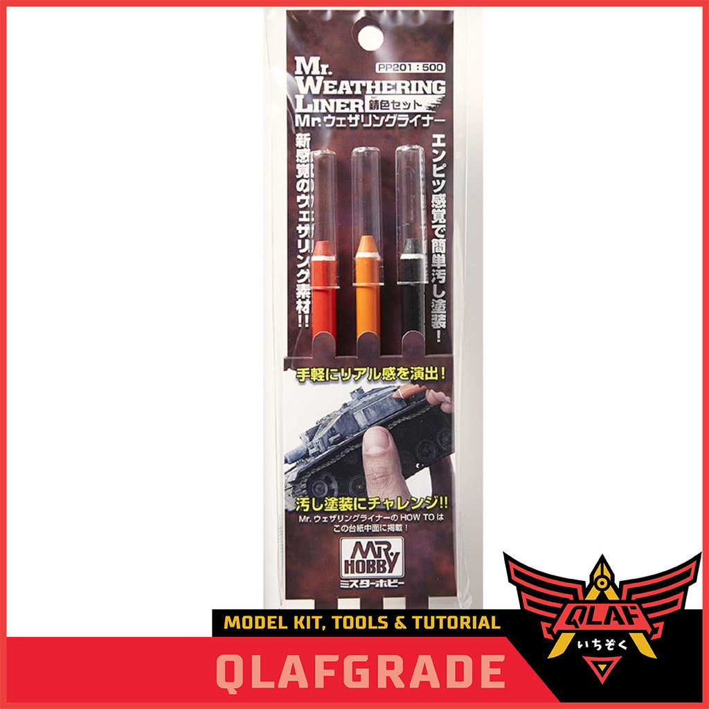 Jual Mr Weathering Liner Rust Color Set - efek karat mokit gundam model ...
