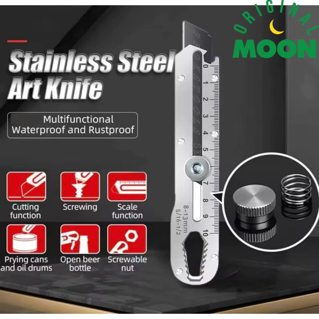 Jual Cutter Pisau Tajam Besar Kater Baja Stainless Anti Karat Bahan ...