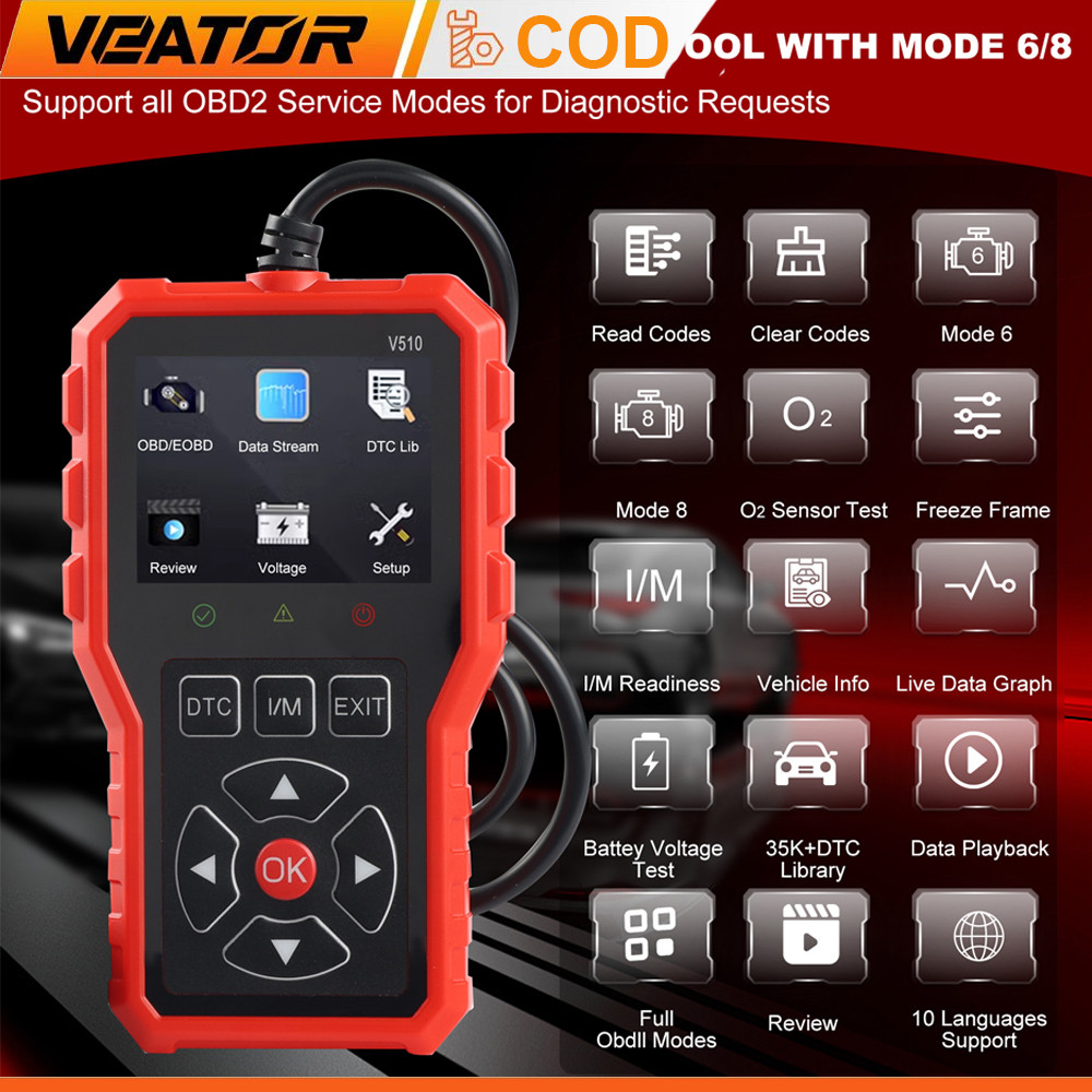 Jual Alat Diagnostik Pemindai OBD2 Mobil Pembaca Kode Alat Penguji ...