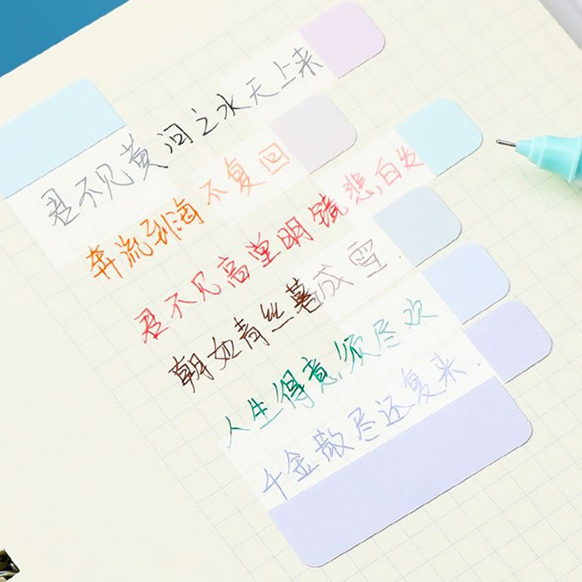 Jual Sticky Notes Page Marker Plastik Index Penanda Halaman warna ...