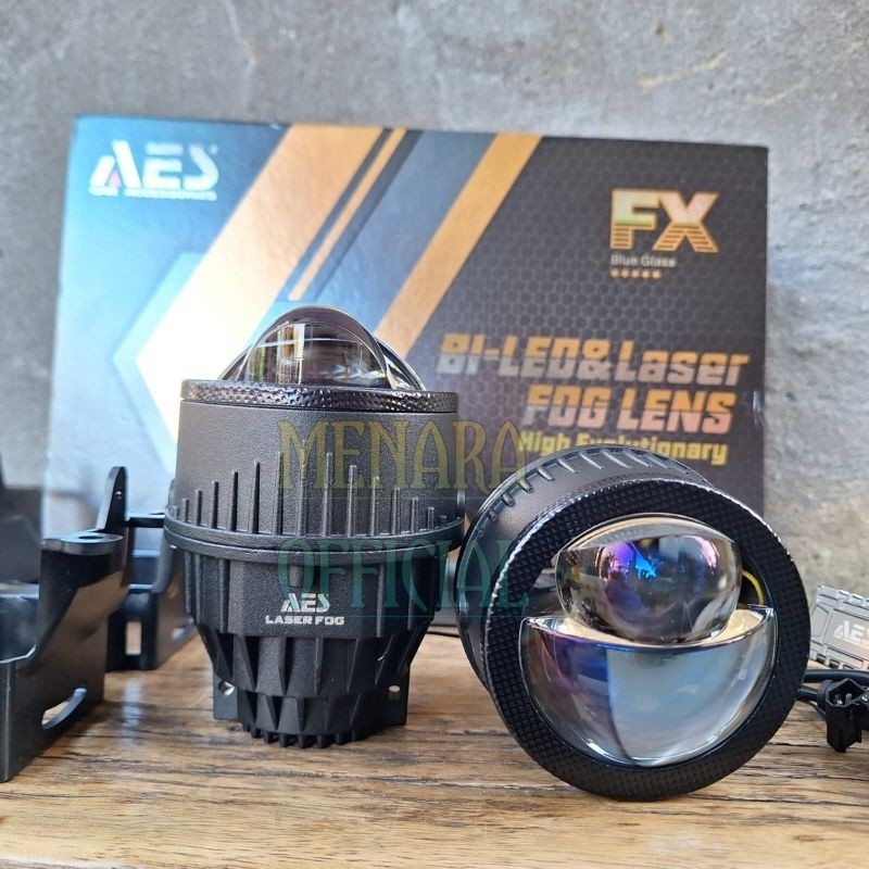 Jual foglamp biled 3 inch fx single laser original aes hi lo beam 65 ...