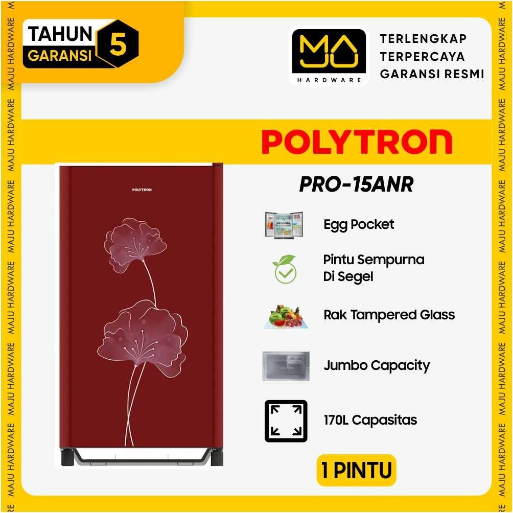 Jual KULKAS POLYTRON PRO 15ANR - Garansi Resmi | Shopee Indonesia