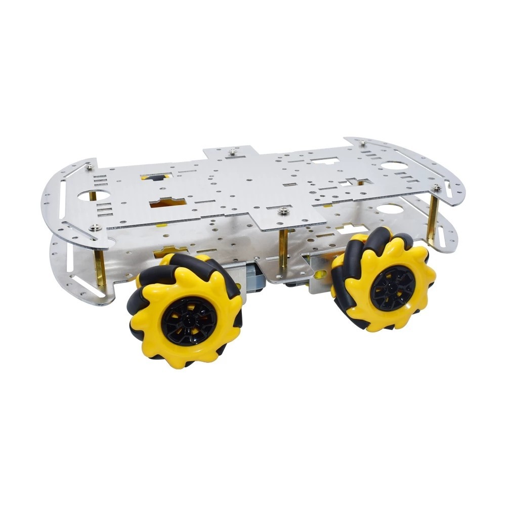 Jual McNamum wheel aluminum car chassis DIY ultrasonic intelligent ...