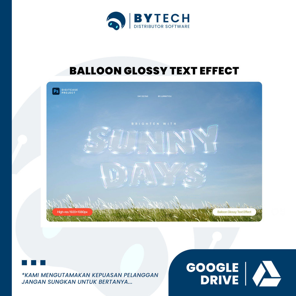 Jual BALLOON GLOSSY TEXT EFFECT | PHOTOSHOP | Shopee Indonesia