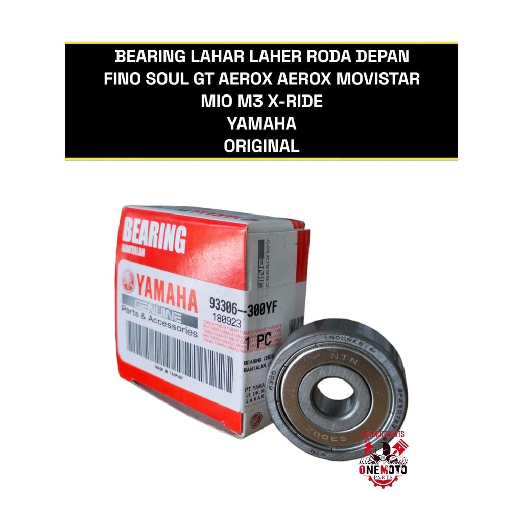 Jual BEARING LAHAR RODA DEPAN FINO SOUL GT AEROX MOVISTAR MIO M3 X-RIDE ...