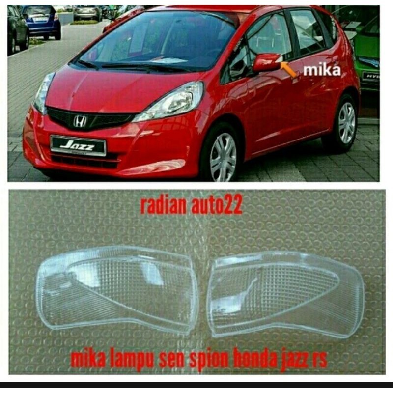 Jual mika kaca lampu sen sein cover spion honda jazz rs 1pcs Shopee