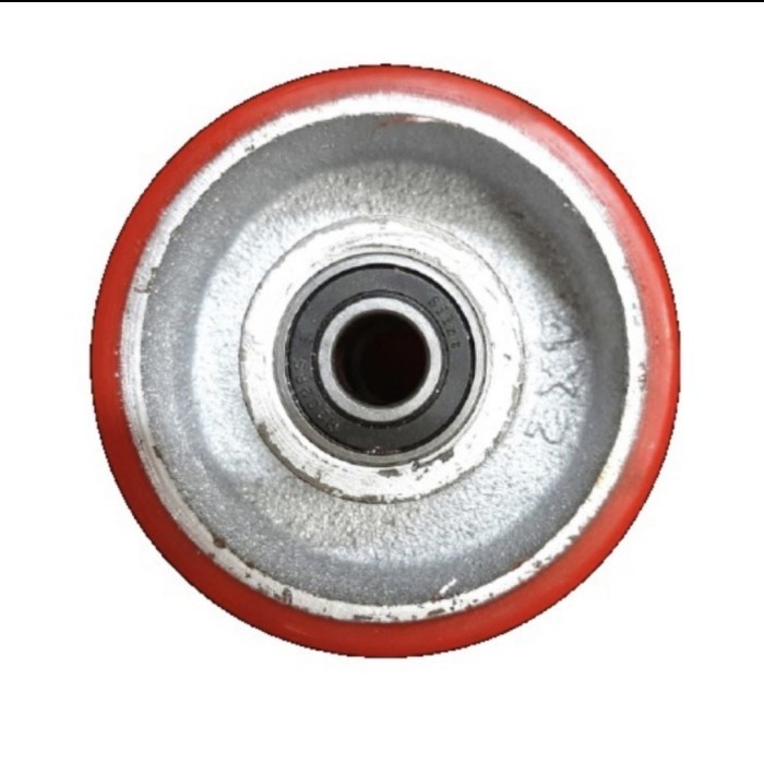 Jual Roda Pu Heavy Duty 4 inch Wheel Only | Shopee Indonesia