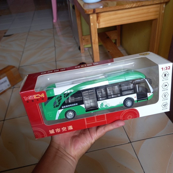 Jual Diecast Bus Miniatur Bis Tingkat Double Decker Besi - BUS KOTA -cl ...