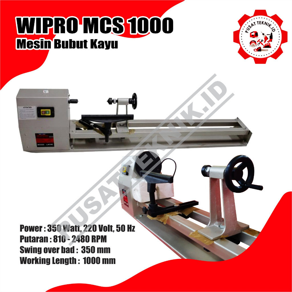 Jual Mesin Bubut Kayu Wood Lathe Wipro Mcs Pusat Teknik Id