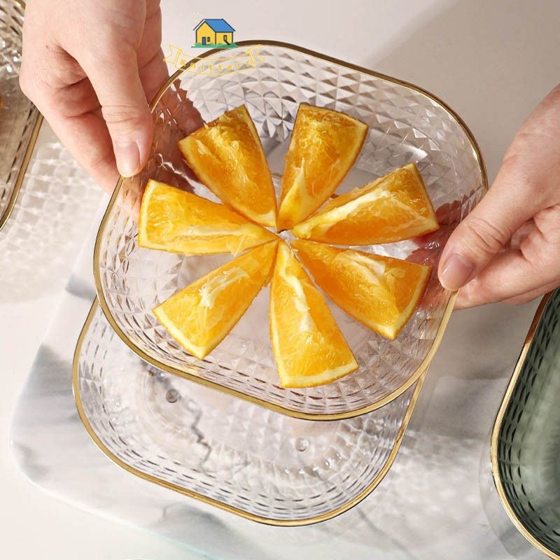 Jual Piring Plastik PET / Piring Persegi / Meja Makan Dim Sum Piring ...