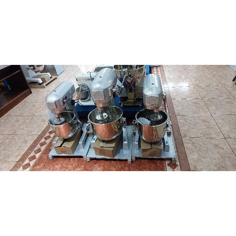 Jual Mesin Mixer Planetary Roti / Kue B - 10 Liter 370watt | Shopee ...