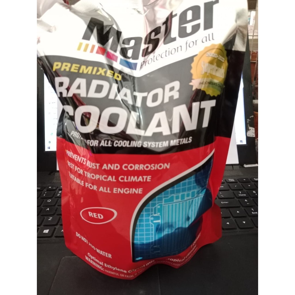 Jual Master Coolant 1Liter Air Radiator Merah | Shopee Indonesia