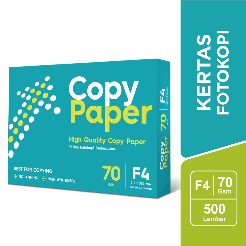Jual Copy Paper Kertas Fotocopy 70 GSM F4 / Kertas HVS Folio 70gr Copy ...