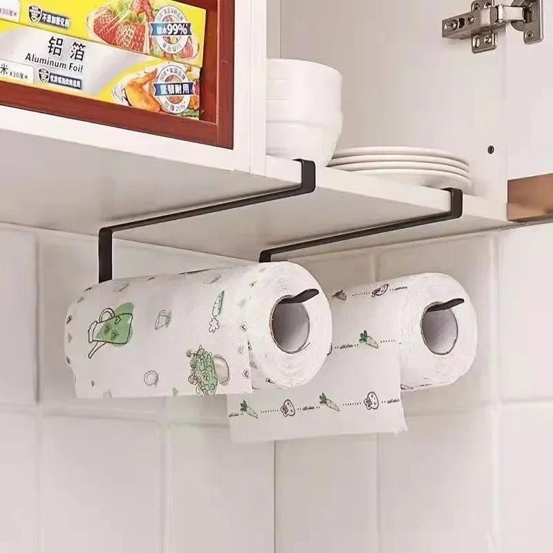 Jual Creative Perforation-free Hanging Storage Rack Kit en Paper Towel ...