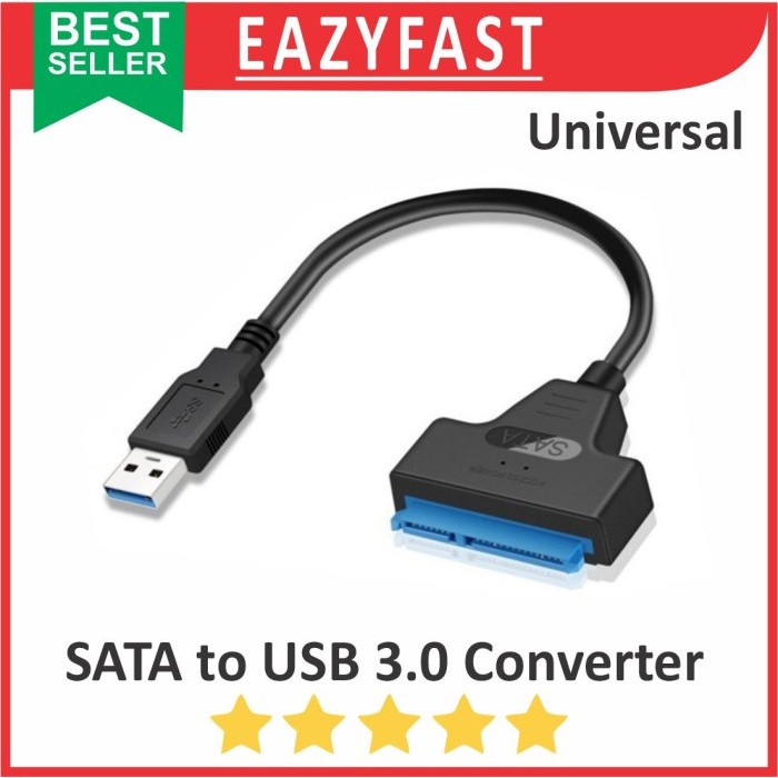 Jual Kabel Converter SATA to USB 3.0 Adapter Adaptor HDD SSD 2.5 Laptop ...